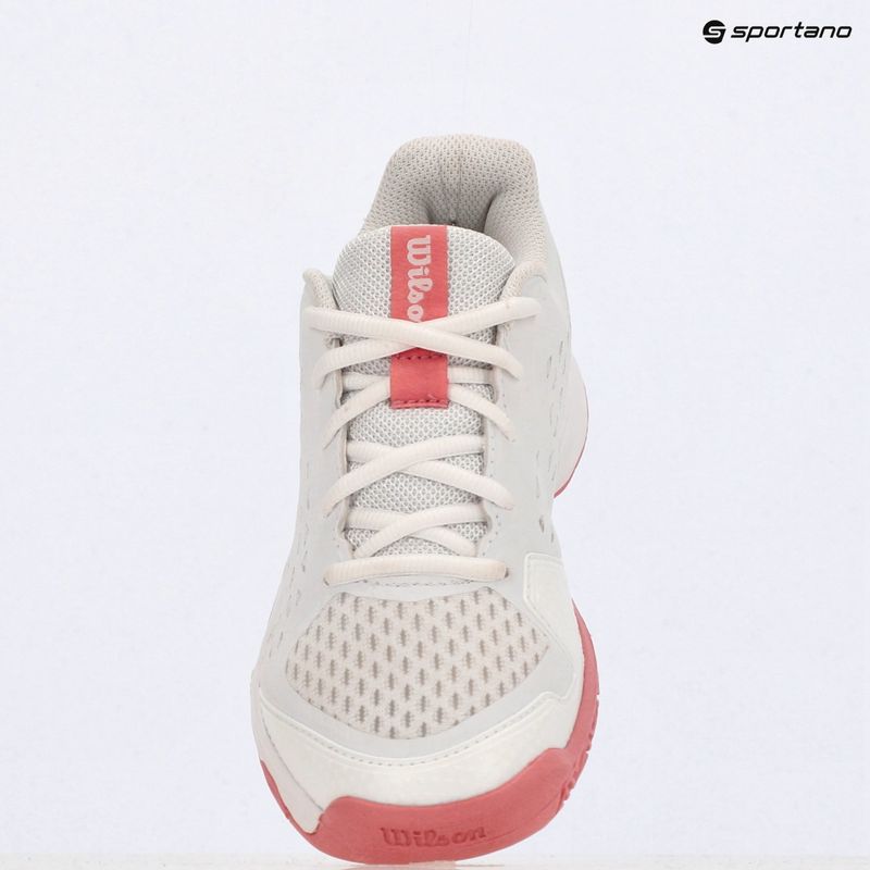 Детски обувки за тенис Wilson Rush Pro L Jr white/ white/ mauveglow 9