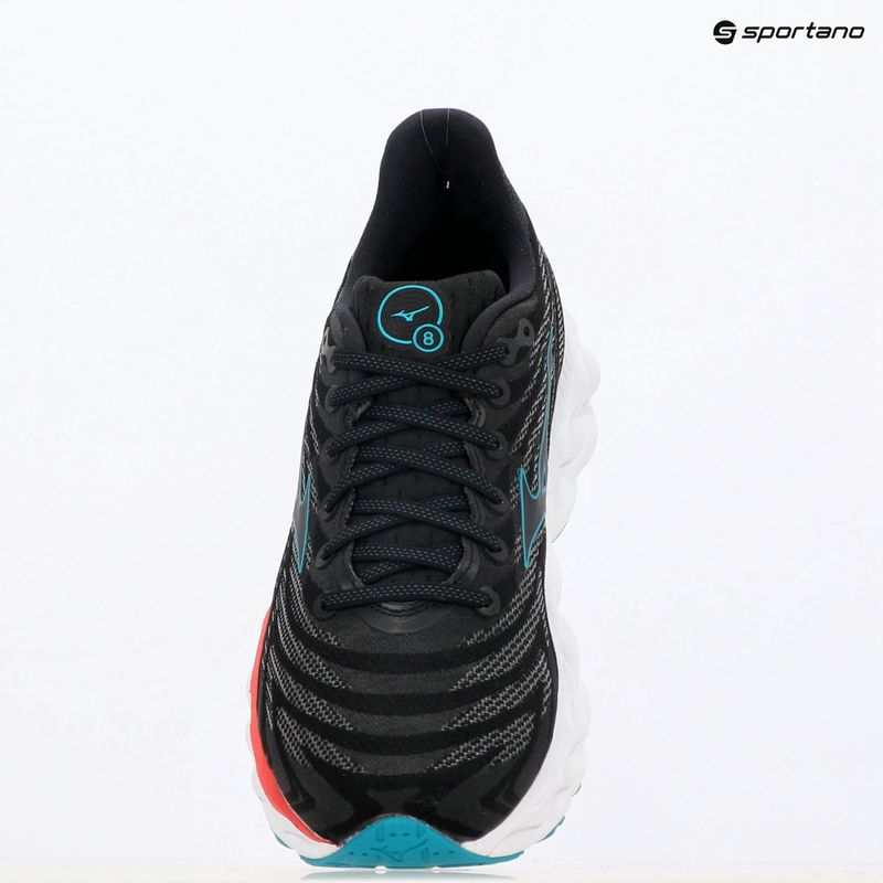 Мъжки обувки за бягане Mizuno Wave Sky 8 black/black/emamel blue 11