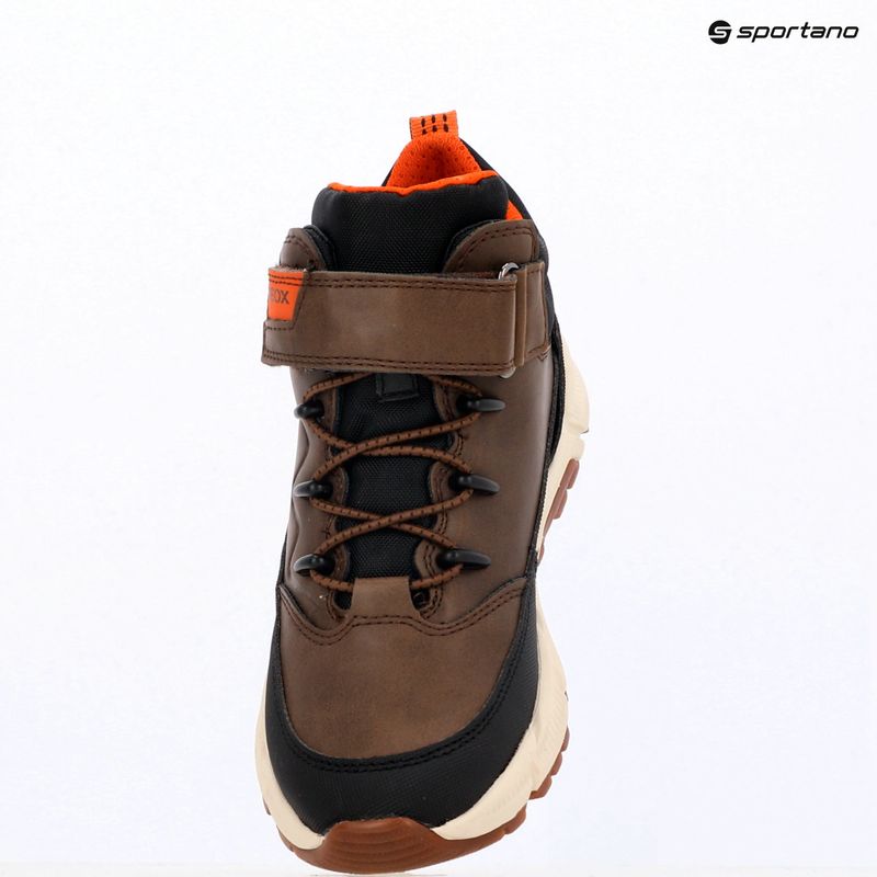 Младежки обувки Geox Flexyper Plus brown cotto / black 18