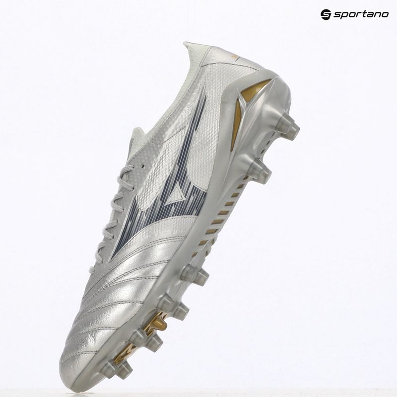 Мъжки футболни обувки Mizuno Morelia Neo IV β Elite Md galaxy silver/8605C/Cool gray 3c 9