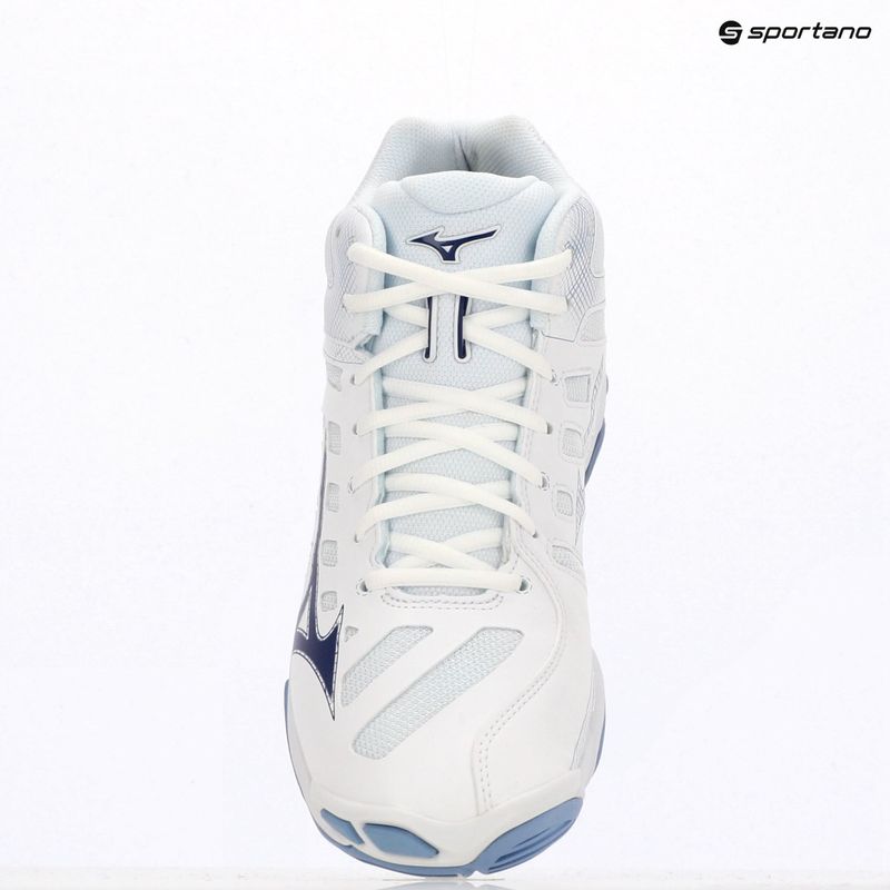 Обувки за волейбол Mizuno Wave Voltage 2 Mid white/bellwether blue/bel air blue 10