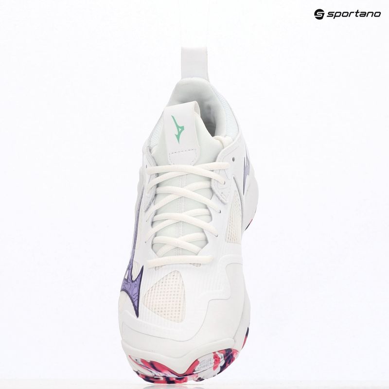 Обувки за волейбол Mizuno Wave Momentum 3 white/violet indigo/camellia rose 9