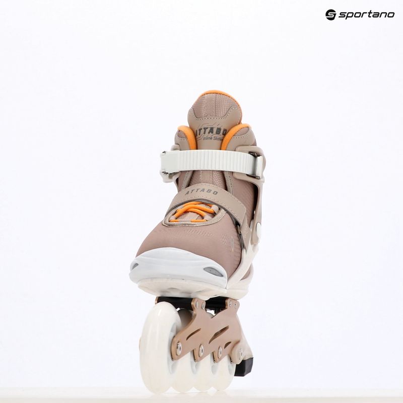 Дамски фитнес ролкови кънки ATTABO Luna beige 10