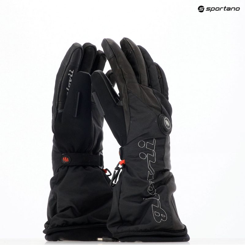 Glovia GS9 отопляеми ски ръкавици черни 20