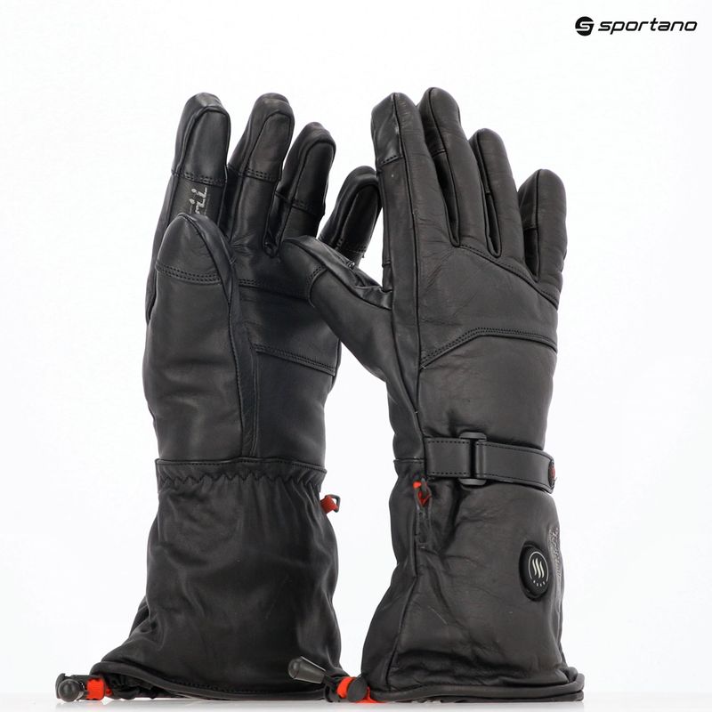 Glovia GS5 отопляеми ски ръкавици черни 18