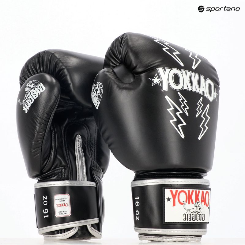 Мъжки боксови ръкавици YOKKAO Stadium black 7