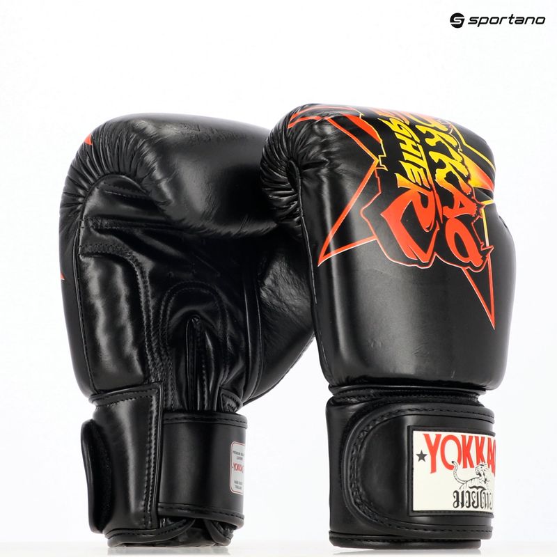 Мъжки боксови ръкавици YOKKAO Fighter KO black 8