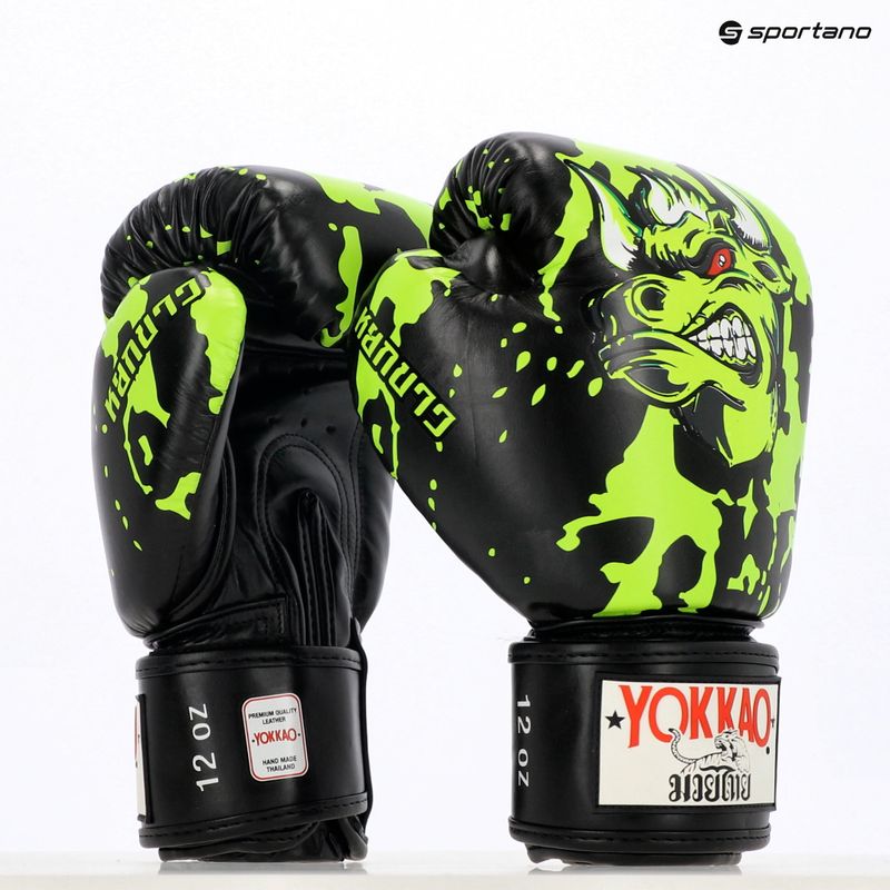 Мъжки боксови ръкавици YOKKAO Angry Bull black 12