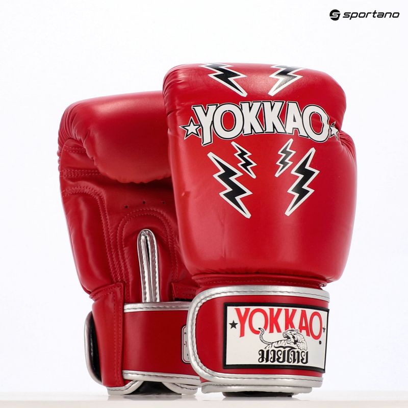 Мъжки боксови ръкавици YOKKAO Stadium red 8