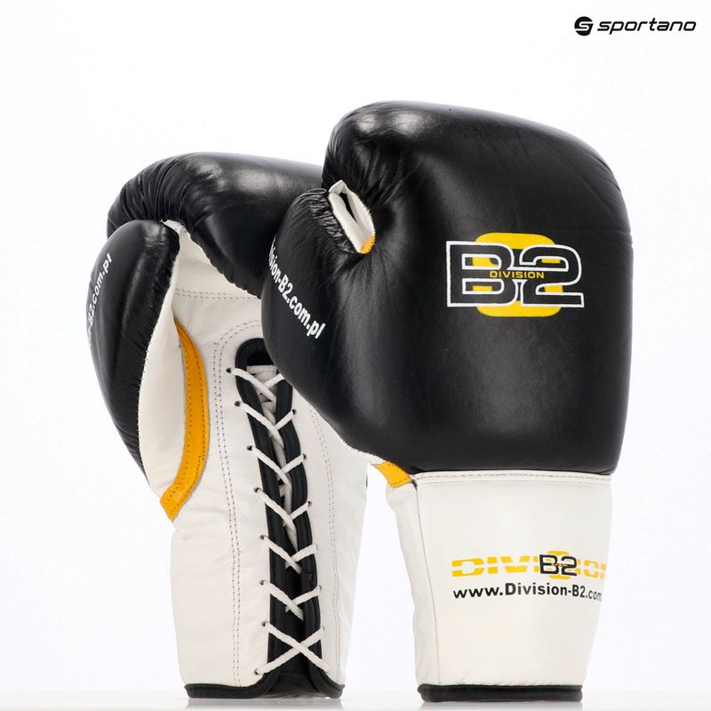 Боксови ръкавици DIVISION B-2 DIV-PFG1500 Pro Pro 3-Layer Foam black/white 13