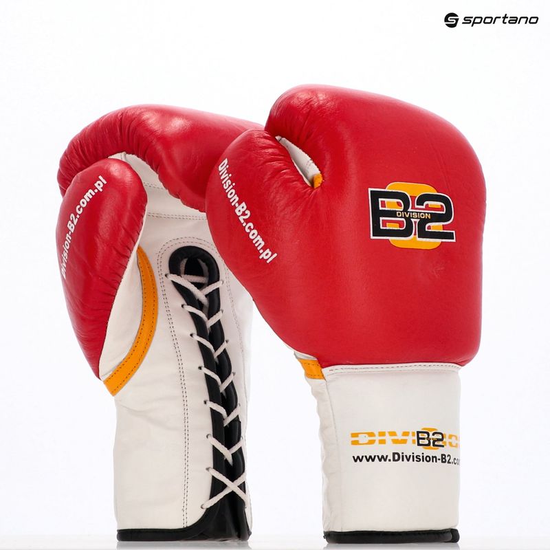 Боксови ръкавици DIVISION B-2 DIV-PFG1500 Pro 3-Layer Foam red/white 11