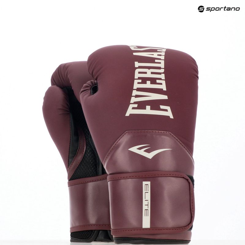 Боксови ръкавици Everlast Pro Style Elite 2 maroon 8