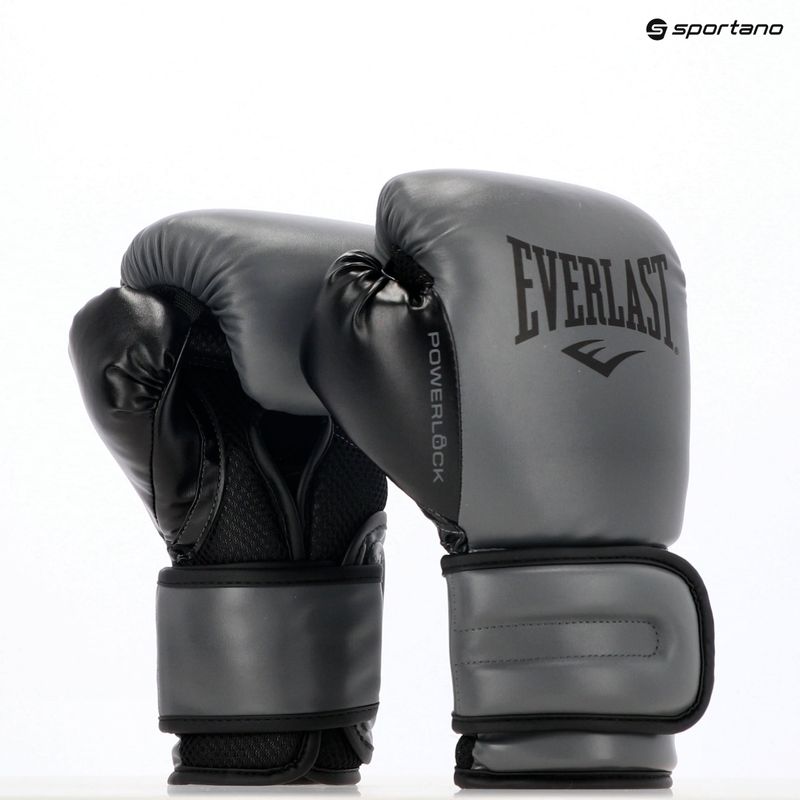 Боксови ръкавици Everlast Powerlock 2 charocal 8