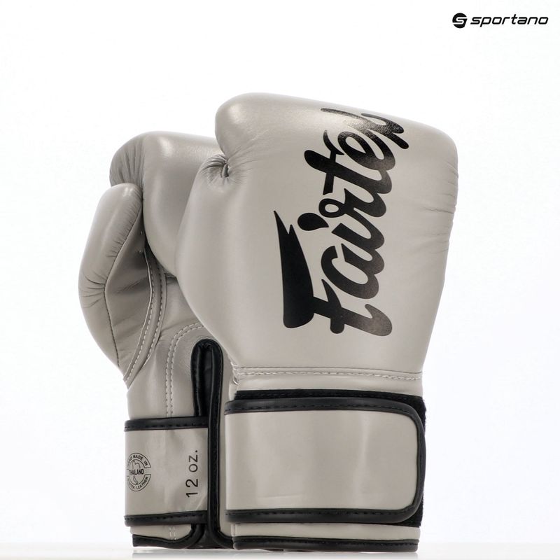 Боксови ръкавици Fairtex Microfiber gray 13