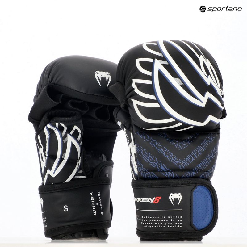 Спаринг ръкавици Venum x TEKKEN 8 - Jin Kazama MMA Sparring blue/black/white 8