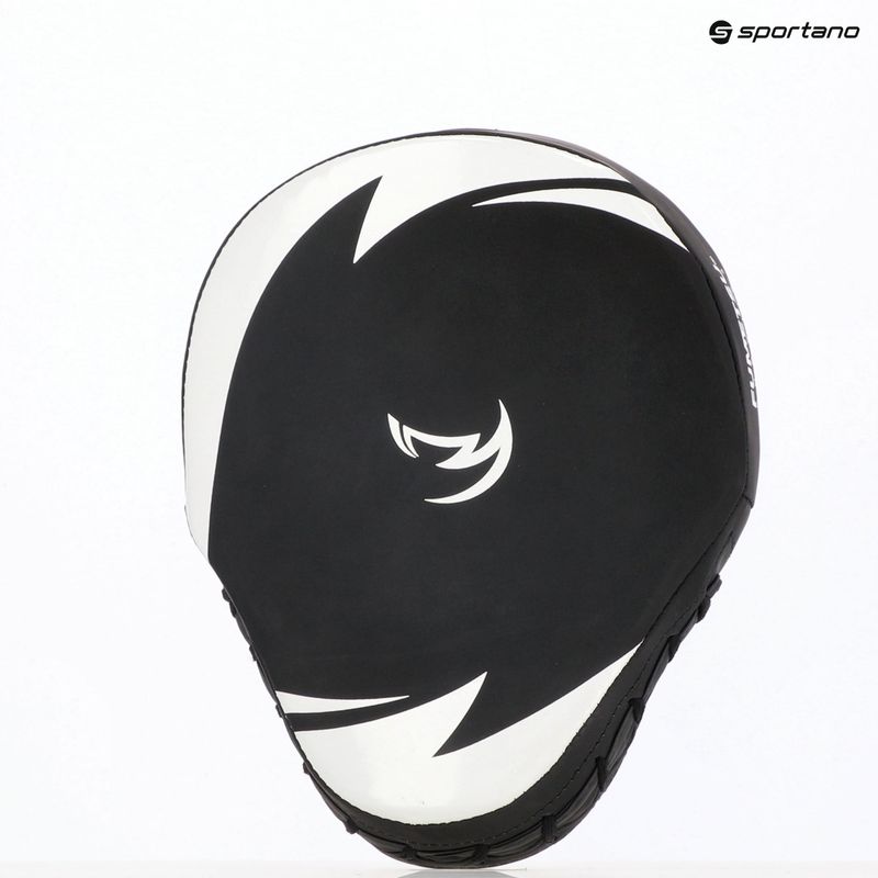 Тренировъчни лапи FUMETSU Ghost S3 Boxing Focus Mitts black/ white 5