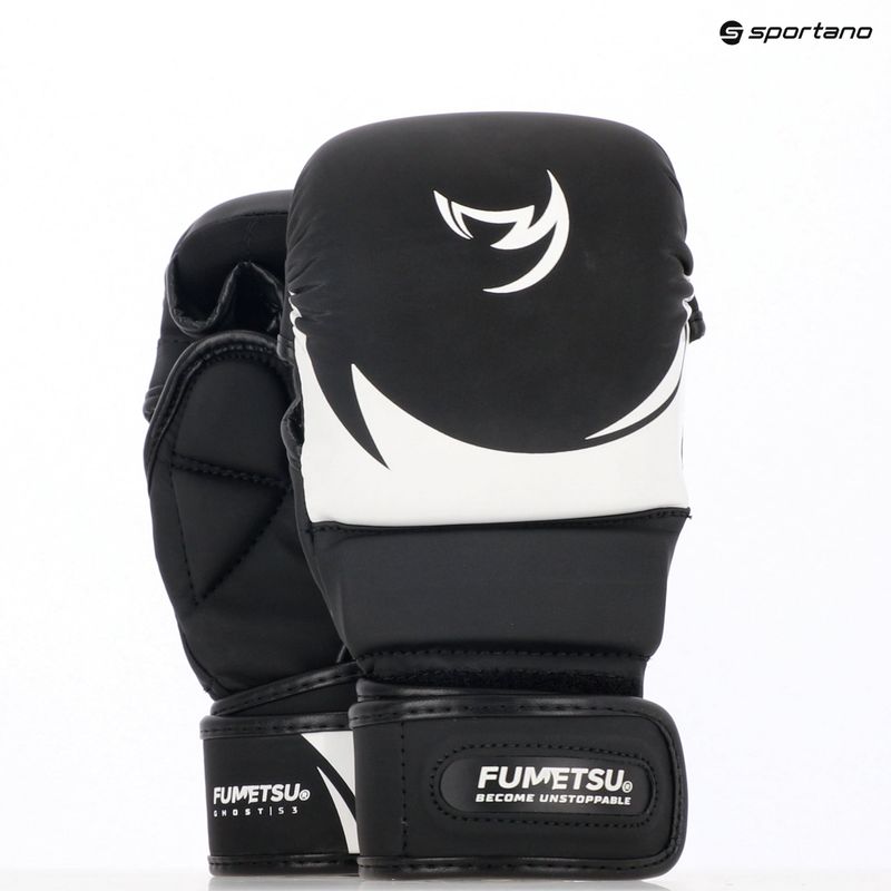 Ръкавици за ММА FUMETSU Ghost S3 Sparring black/ white 7
