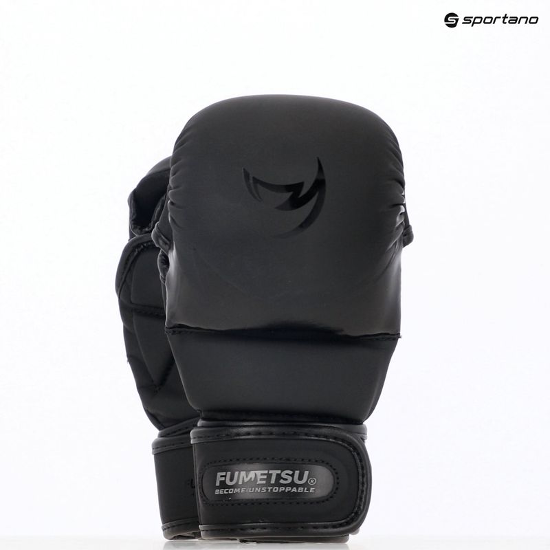 Детски ръкавици за ММА FUMETSU Ghost S3 Sparring black/black 7