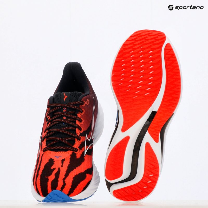 Обувки за бягане Mizuno Wave Rider 28 ignition red/white/baseball blue 11