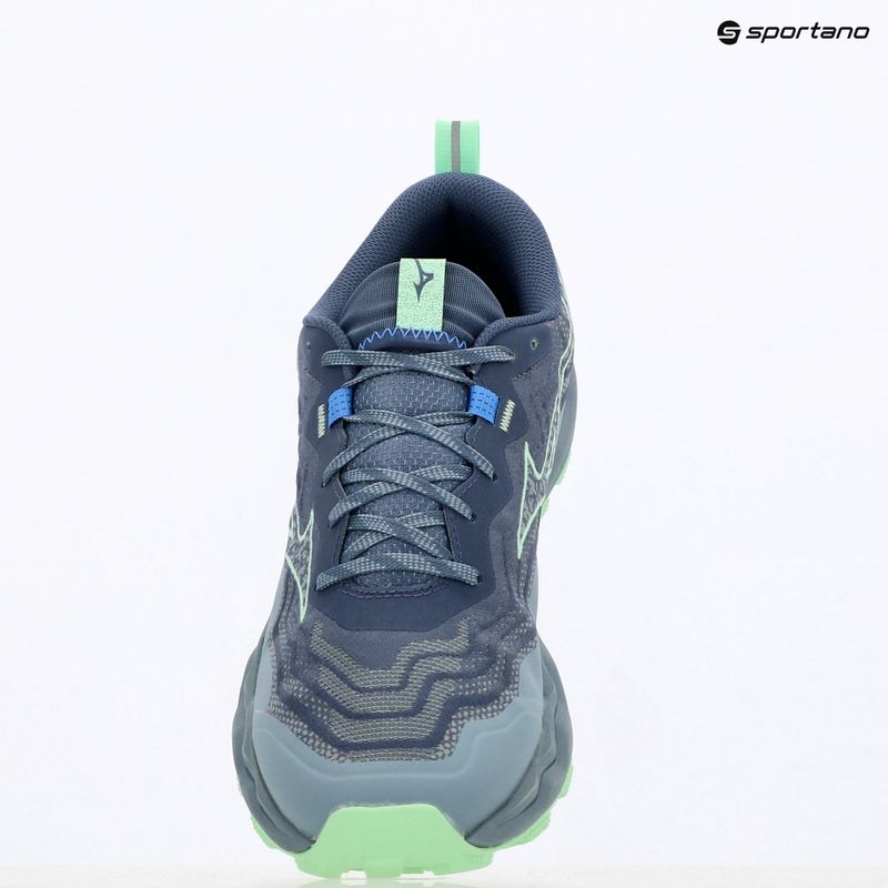 Мъжки обувки за бягане Mizuno Wave Daichi 9 vintage indigo/neo mint/citade 9