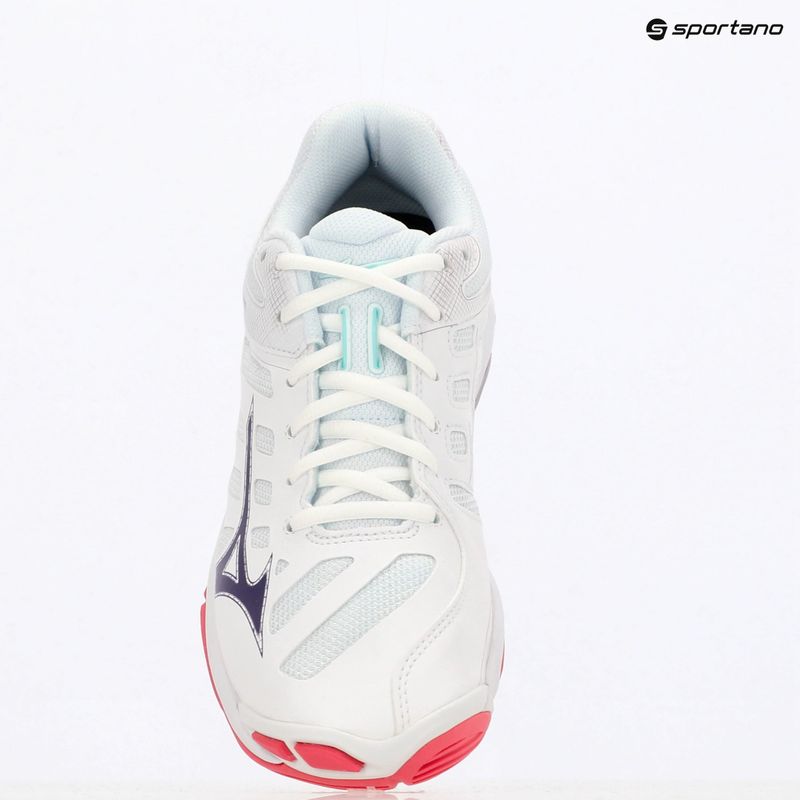 Обувки за волейбол Mizuno Wave Voltage 2 white/violet indigo/camellia rose 11