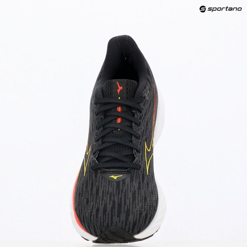 Дамски обувки за бягане Mizuno Wave Rider 28 black/evening primrose/poppy red 9