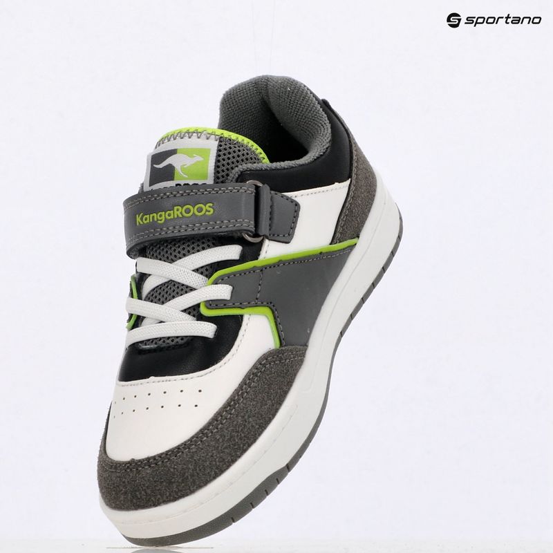 Детски обувки KangaROOS K-CP Bounder EV steel grey/neon green 9