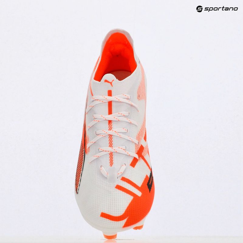 Мъжки футболни обувки PUMA Ultra 5 Pro FG/AG puma white/puma black/glowing red 9