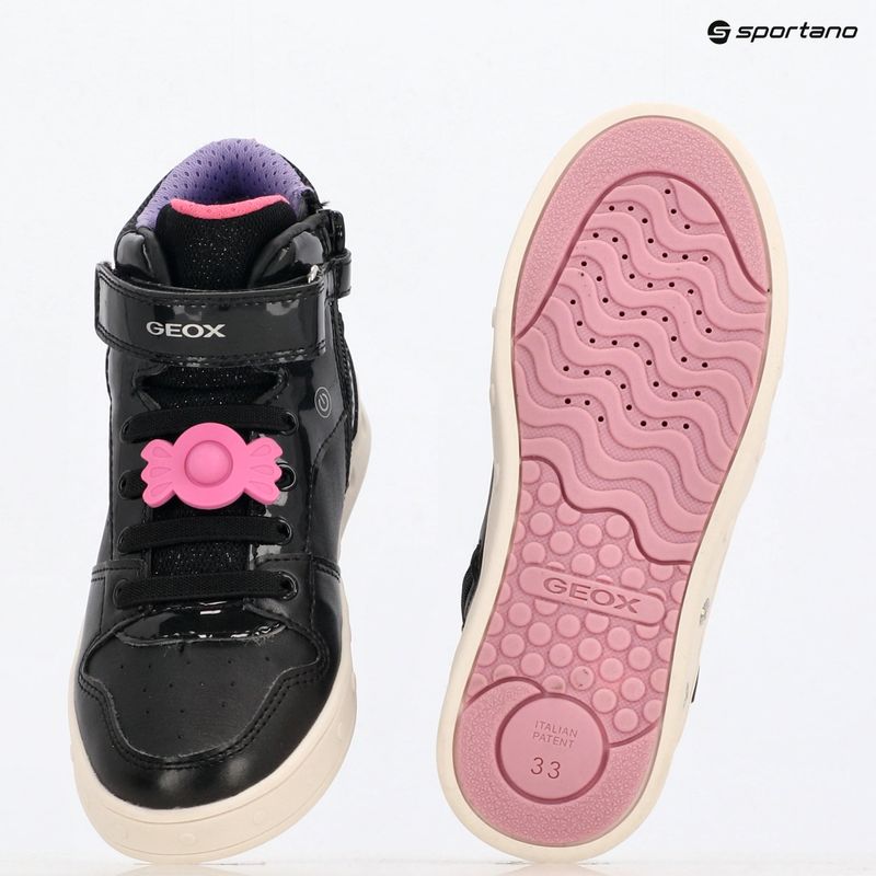 Детски обувки Geox Skylin black/fuchsia 12