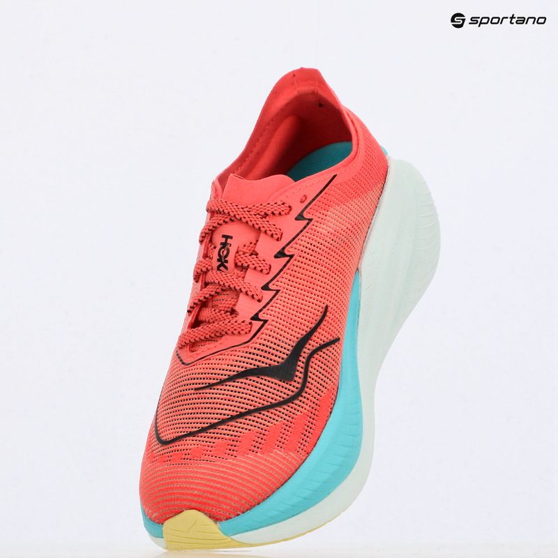 Дамски обувки за бягане HOKA Mach X 2 grapefruit/electric coral 11