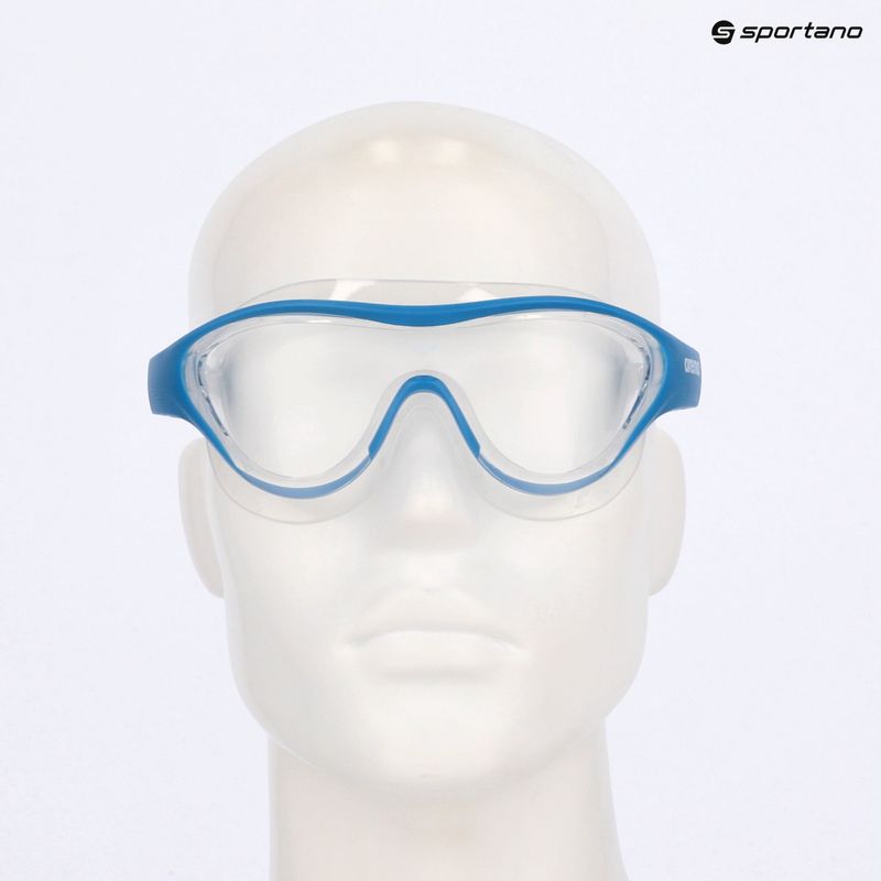 Маска за плуване Arena The One Mask clear/blue/white 7