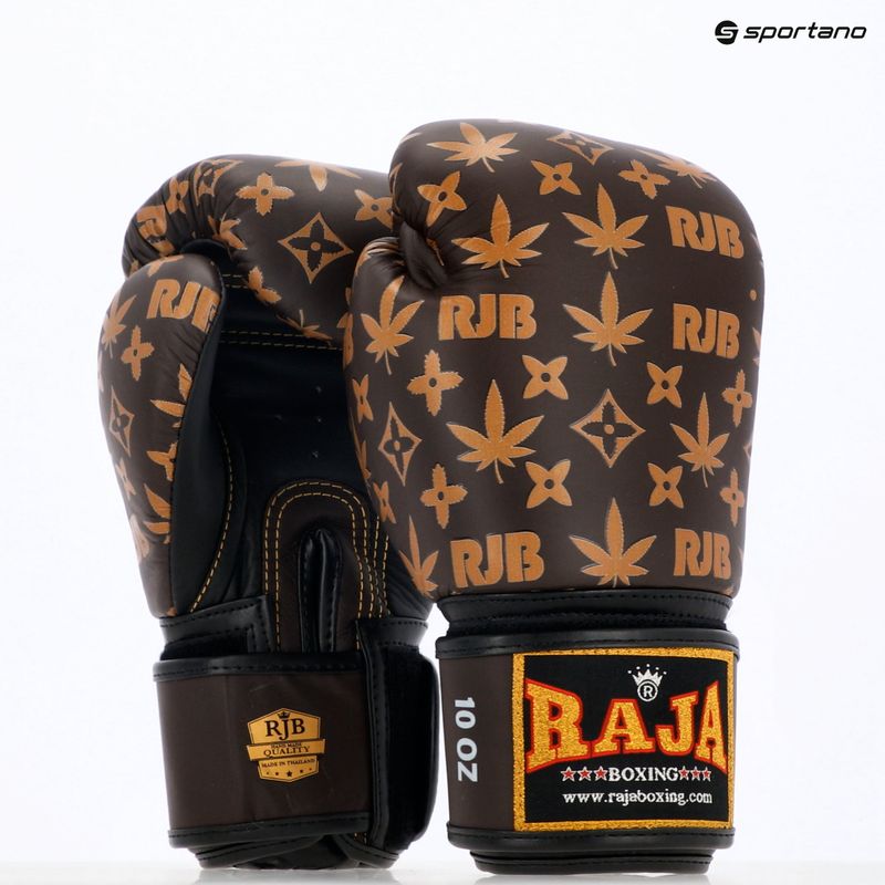 RAJA BOXING Ръкавици Brown Weed 8