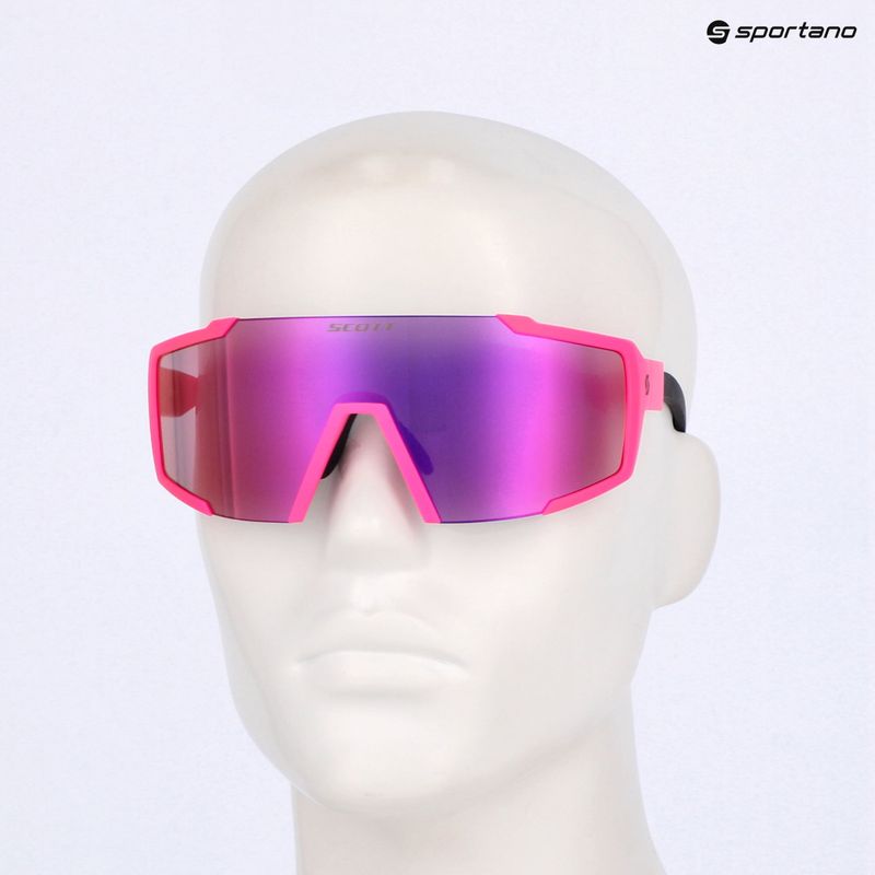 Слънчеви очила SCOTT Shield acid pink/pink chrome 7