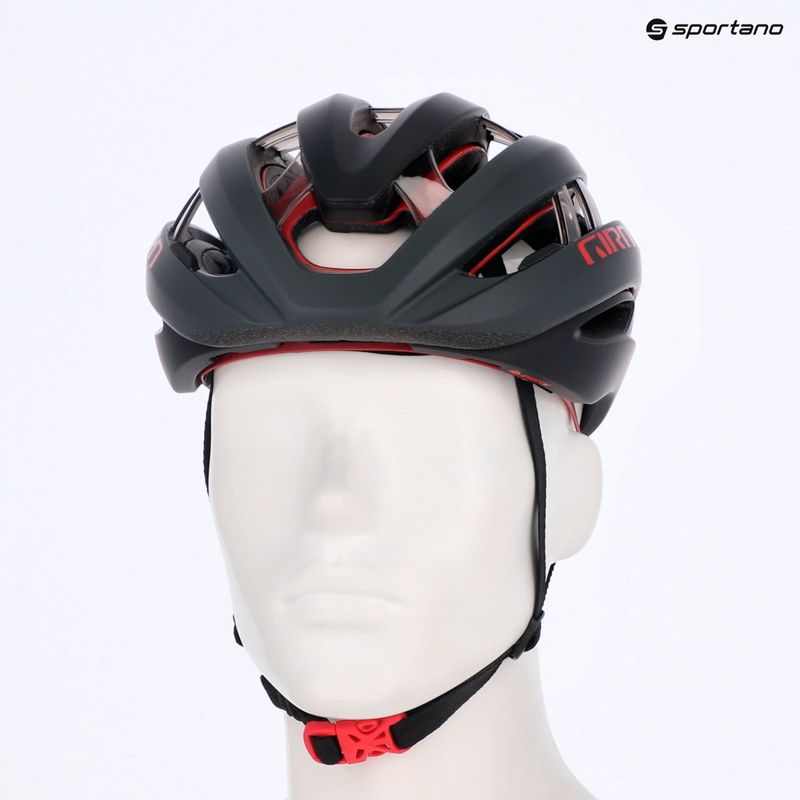 Велосипедна каска Giro Aries Spherical MIPS matte carbon red 13