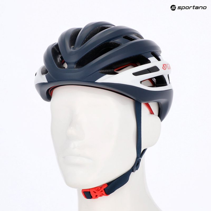 Велосипедна каска Giro Agilis Integrated MIPS matte midnight white/red 13