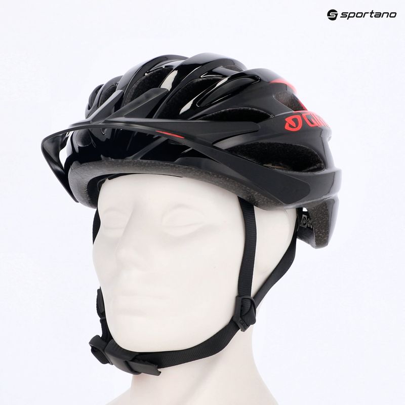 Детска велосипедна каска  Giro Raze matte black vermillion 11