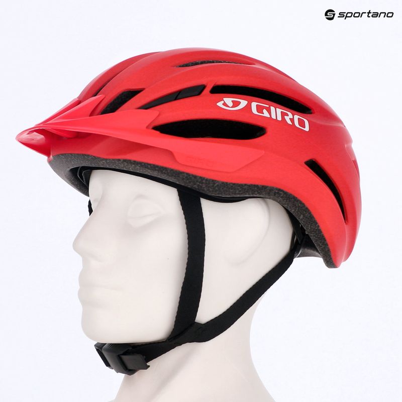 Детска велосипедна каска Giro Register II matte bright red/white 13