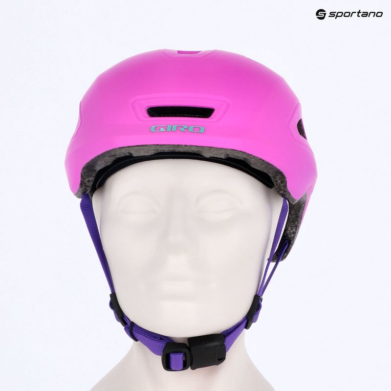 Детска велосипедна каска Giro Scamp II Jr matte purple 13