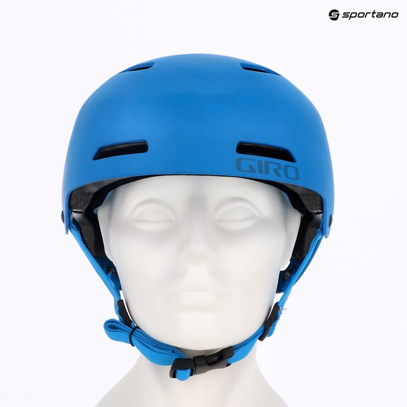 Детска велосипедна каска Giro Dime FS matte blue 12