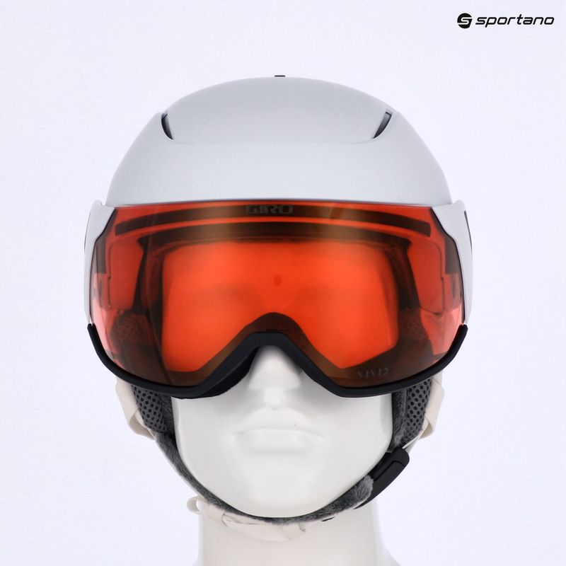 Ски каска Giro Aria Spherical S2 matt white/vivid cooper 10