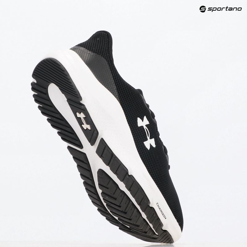 Under Armour Charged Pursuit 4 black/black/white мъжки обувки за бягане 9
