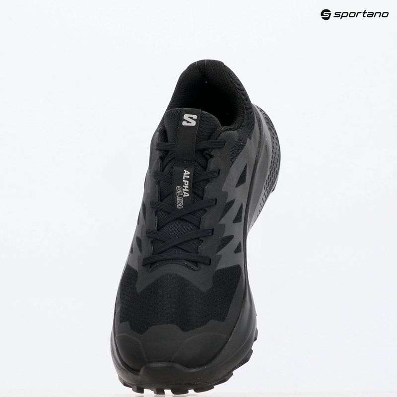 Salomon Alphaglide мъжки обувки за бягане black/asphalt/black 9
