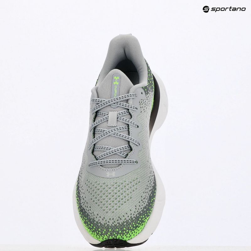 Мъжки маратонки Under Armour Infinite mod gray/hyper green/black 3