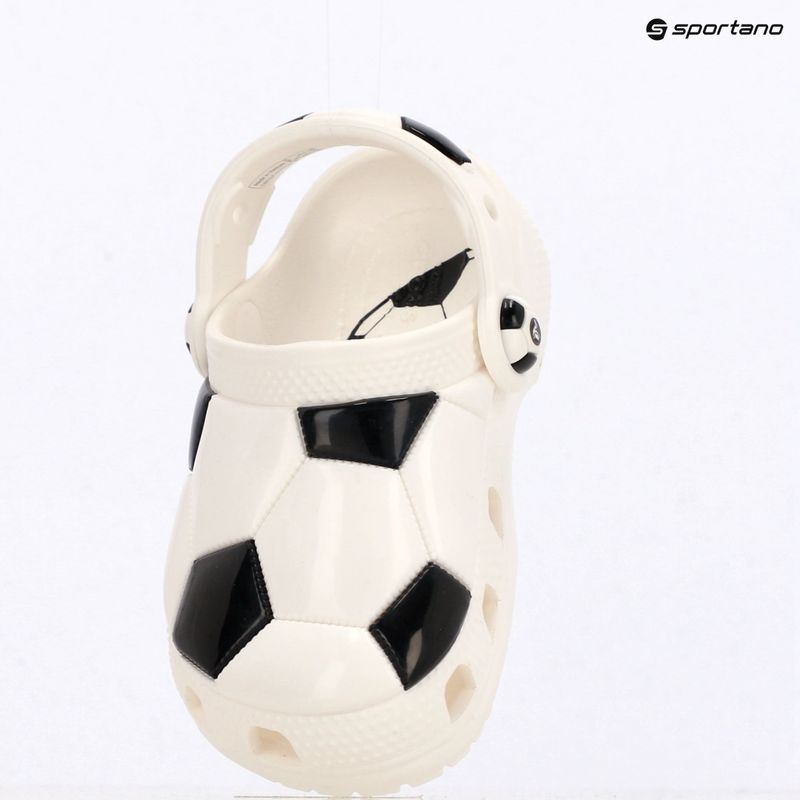 Crocs Classic Soccer Ball Clog Kids Toddler бели/черни джапанки 11