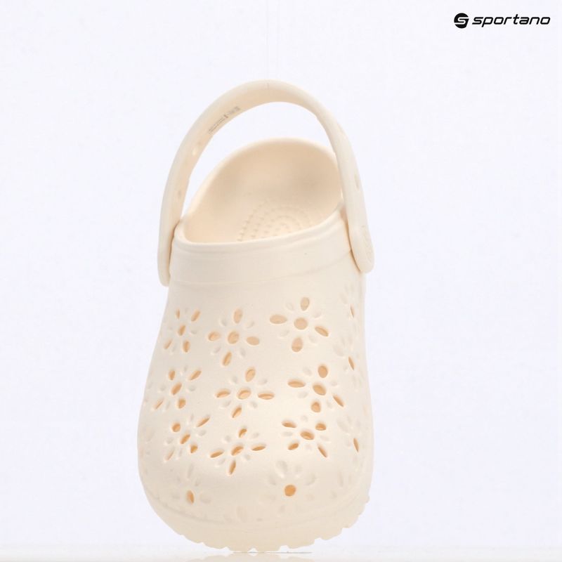 Crocs Classic Floral Cutout Clog Детски джапанки мел 10
