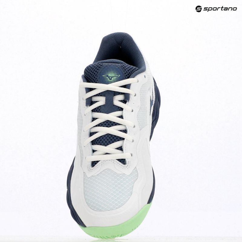 Мъжки обувки за тенис Mizuno Wave Enforce Court AC white/ vintage indigo/ neo mint 9