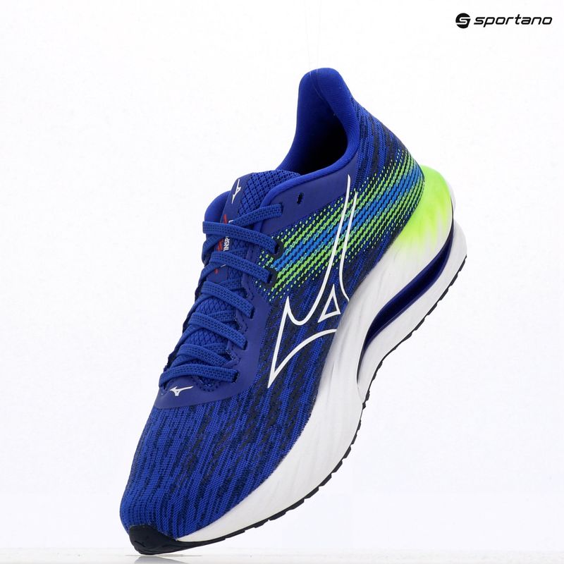 Мъжки обувки за бягане Mizuno Wave Inspire 21 reflex blue c/white/green gecko 9