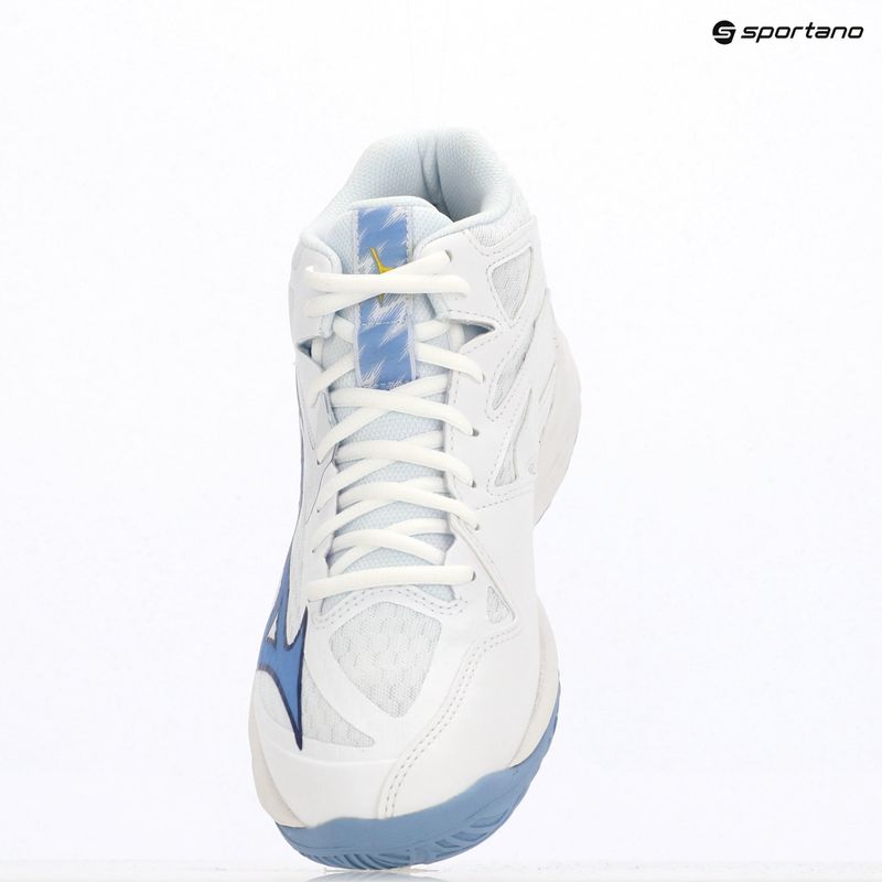 Обувки за волейбол Mizuno Thunder Blade Z Mid white/bellwether blue/bel air blue 9