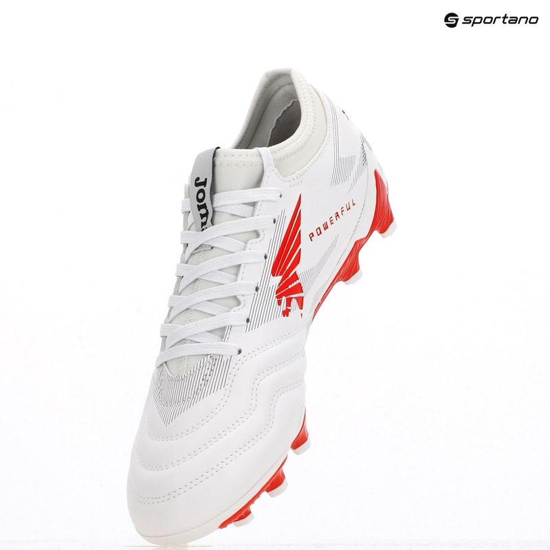 Joma мъжки футболни обувки Powerful FG white 15