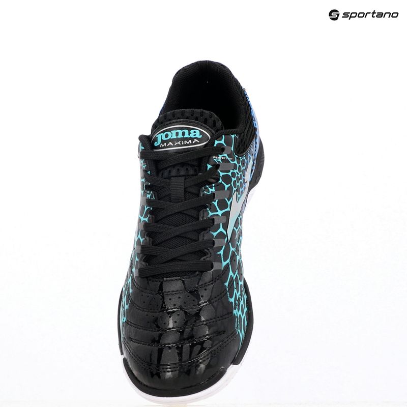 Мъжки футболни обувки Joma Maxima IN black/turquoise 9